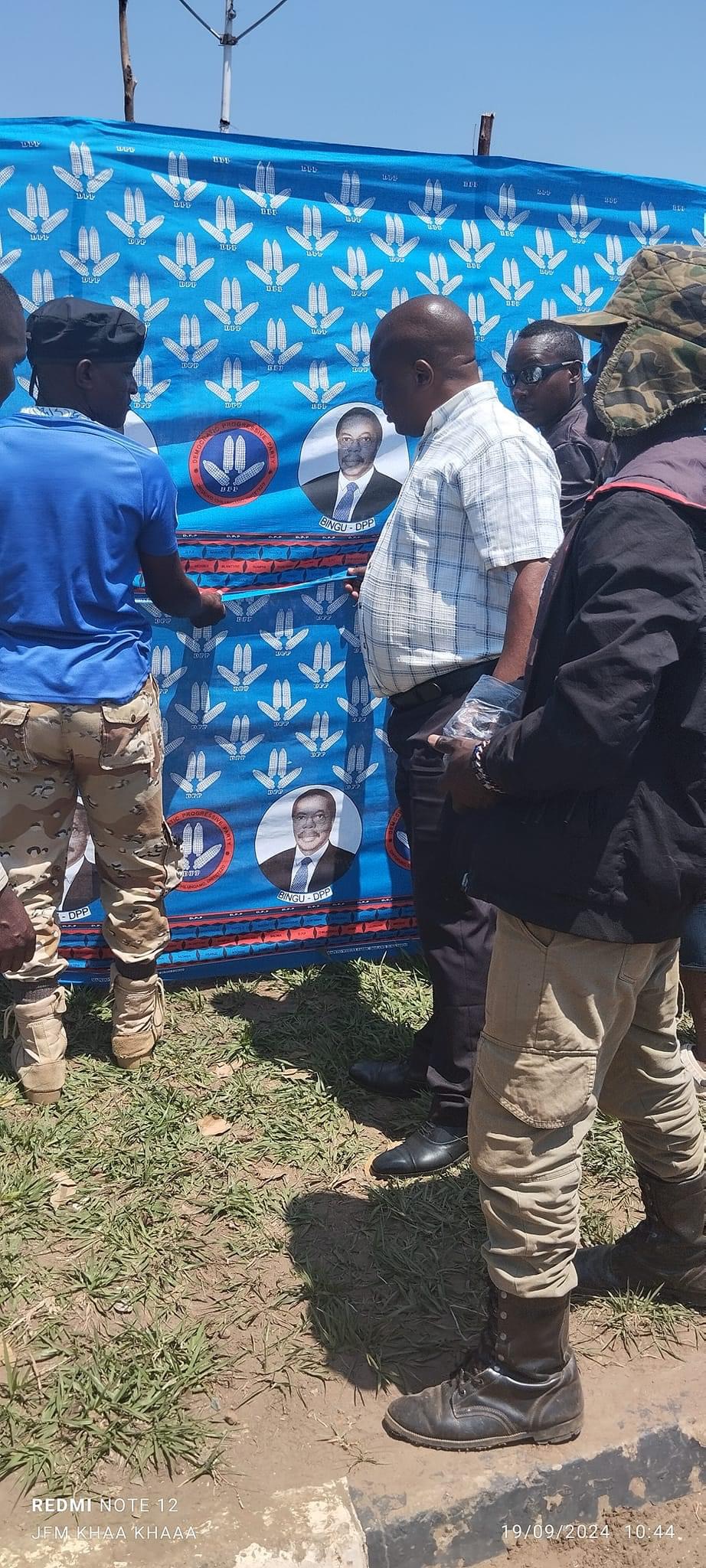 Mzuzu In Blue Ahead Of Incoming Pres. Mutharika’ Rally