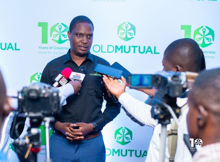 Group-CEO-Old-Mutual-Malawi-Tavona-Biza-granting-interview-to-the-press